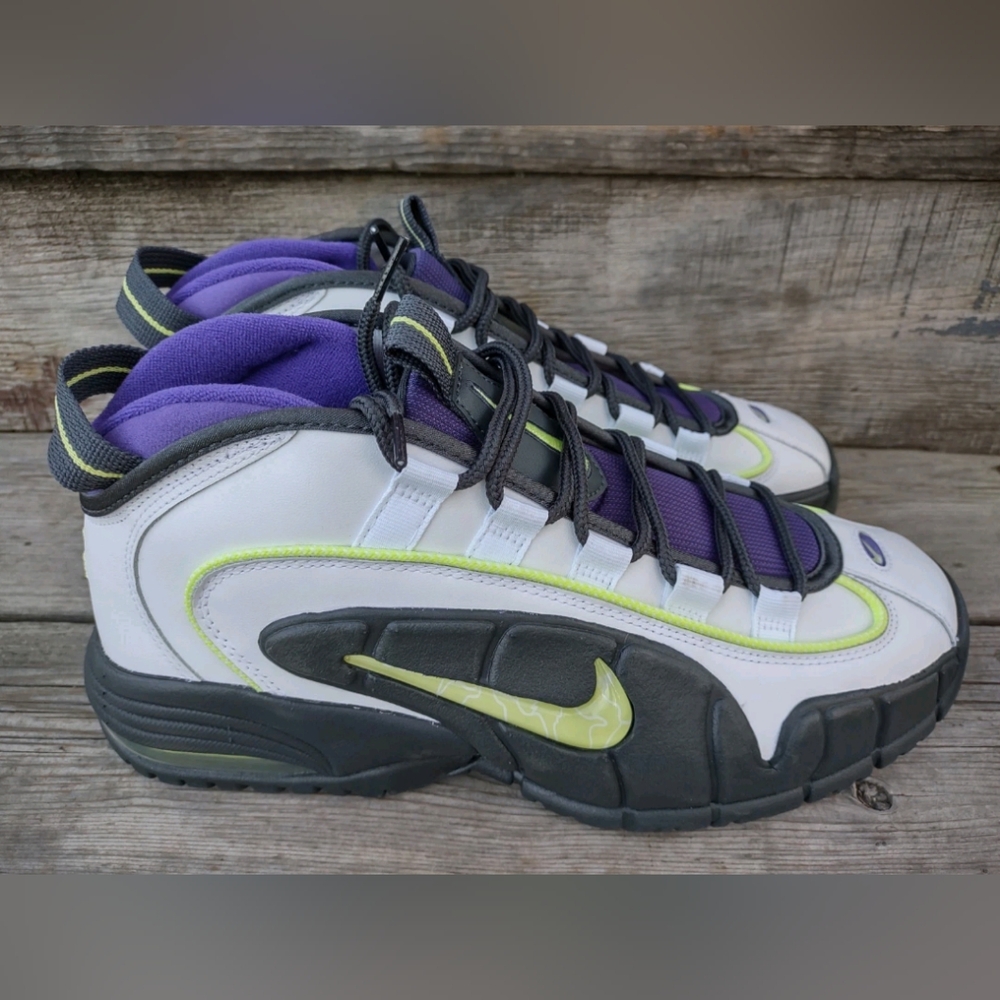 Nike Air Max Penny 1 "Penny Story" White Lemon Twist Purple FZ4043-100 US 10.5